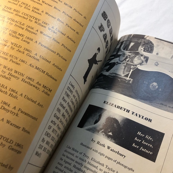 Screen Legends May 1965 James Dean Carroll Baker Fan Magazine Poster Vintage - Picture 4 of 16